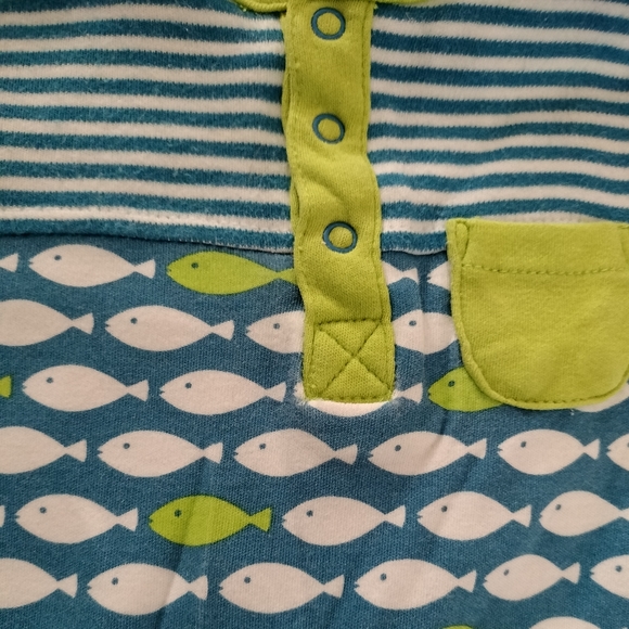 Fish & Stripes Romper - Picture 2 of 3